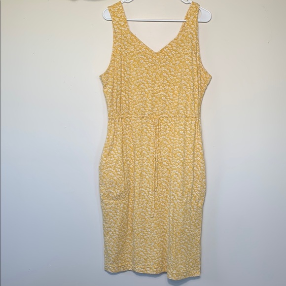 Duluth Trading Company Women's To 'n' Flow Midi Tank Dress Women’s Size Large - Picture 2 of 7